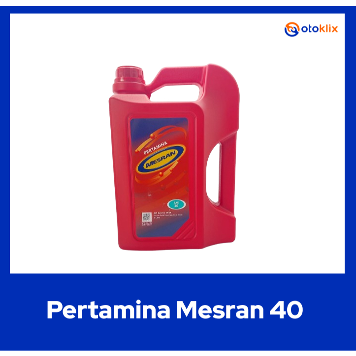 Oli mobil Pertamina Mesran 40 (4 Liter)