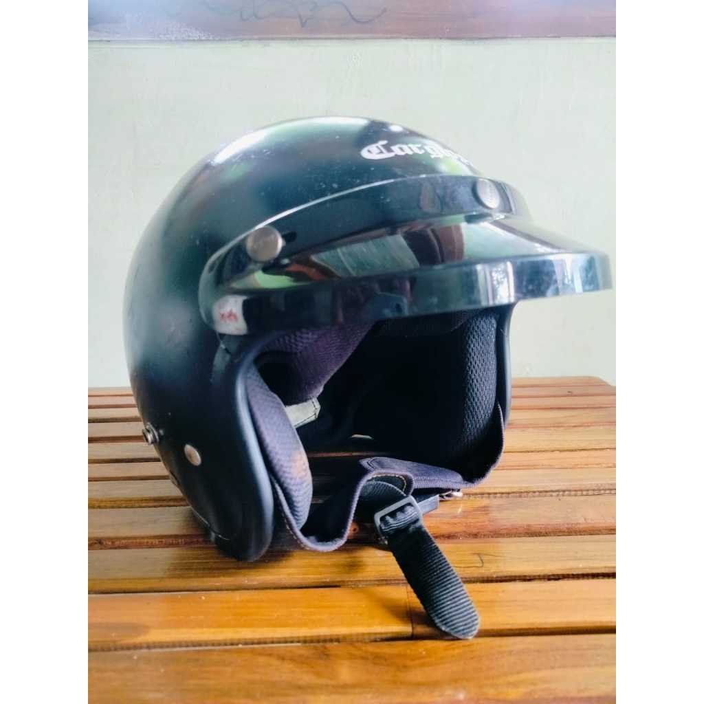 Helm Cargloss Hitam Original Second (cacat)