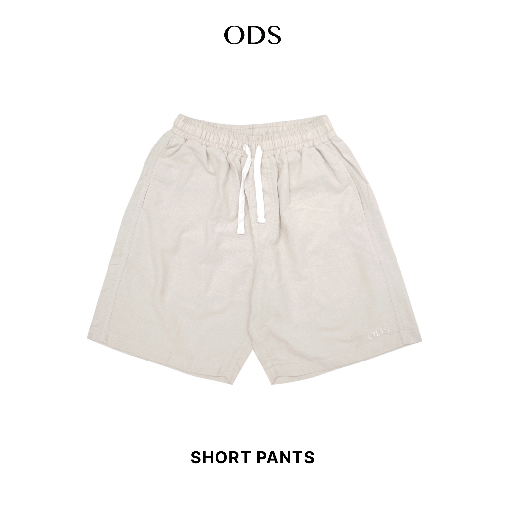 ODS Celana Pendek Linen Short Pants Putih Broken White