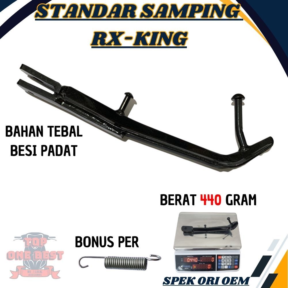 Standar Samping Universal RX King, panjang 28cm