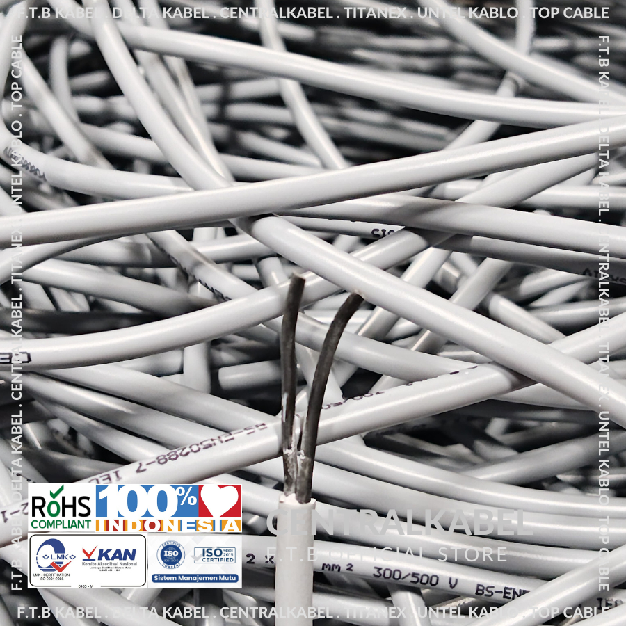 YSLY-OZ 2x0,5 Sqmm 500V CentralKabel ( YSLY-OZ 2x0.5mm YSLY 2x0,5mm YSLY 2x0.5 KABEL KONTROL ) Grosi