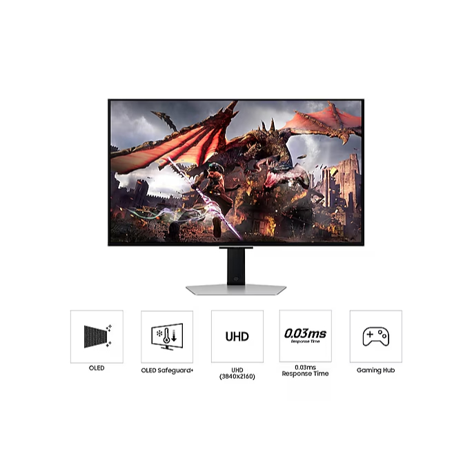 MONITOR GAMING SAMSUNG 32" Odyssey OLED G8 G80SD UHD 240Hz