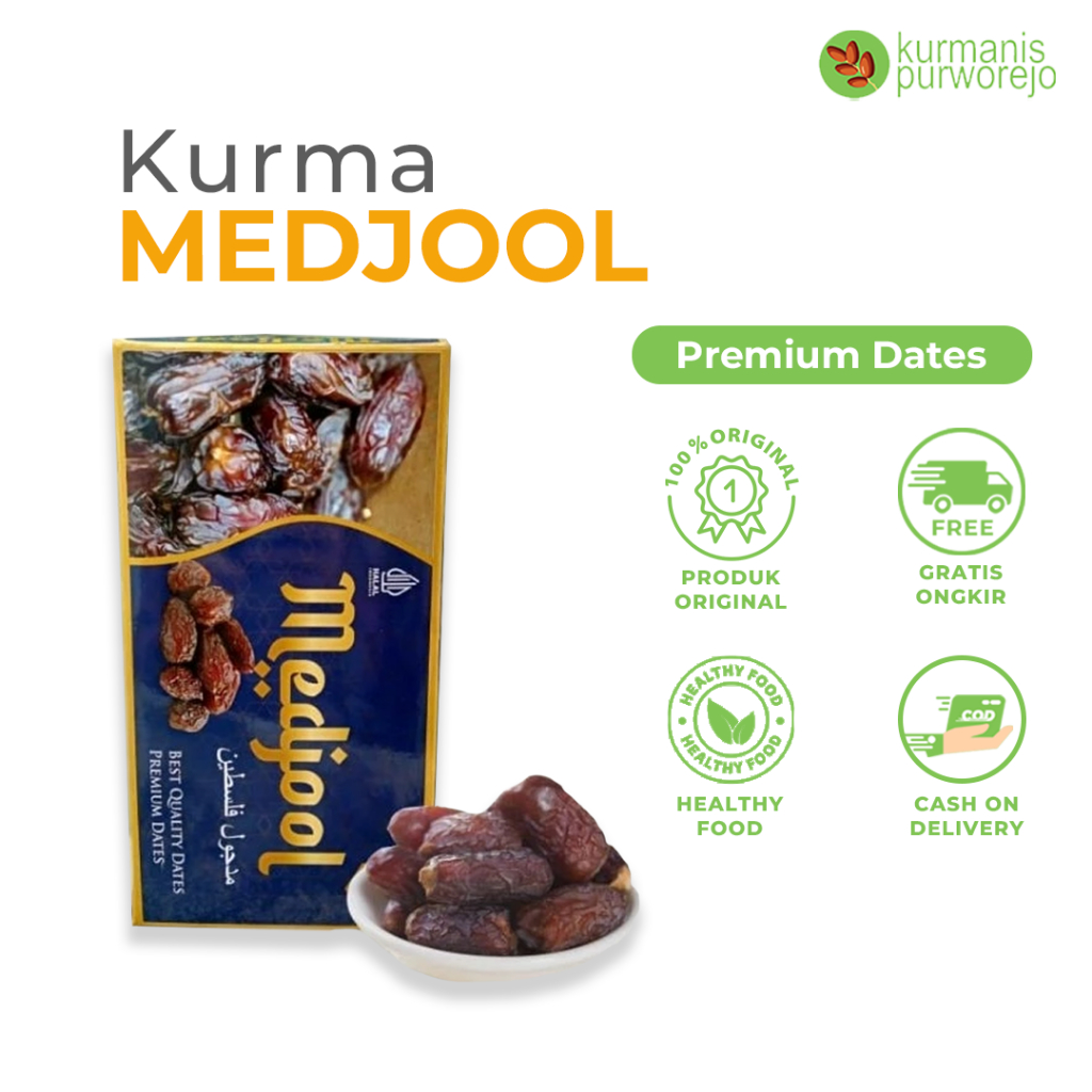 

Kurma Medjool Palestine Besar Jumbo 500 Gr Berkualitas Premium
