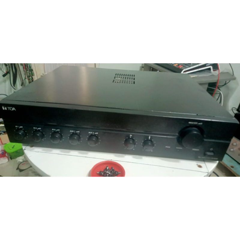 Ampli TOA ZA-2240 / 240 watt - max 360 watt. Barang bekas, normal, ori dan mulus.