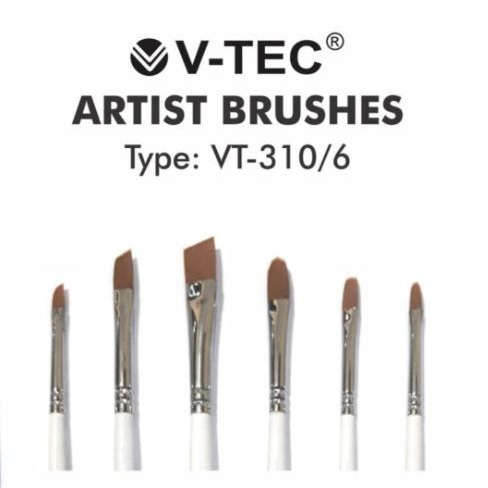 

KUAS SET BRUSHES V-TEC VT310/6