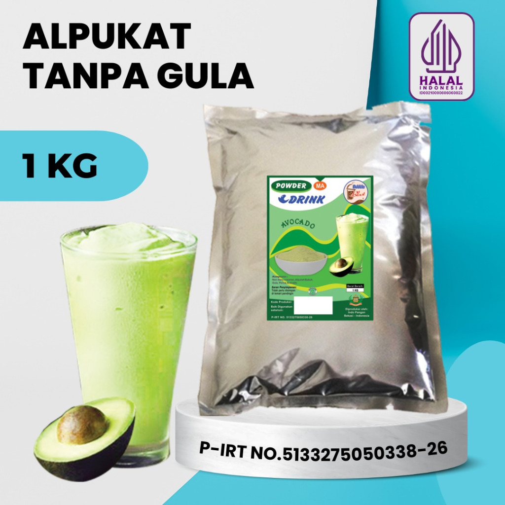 

Powder AVOCADO 1 KG - Bubuk Minuman Rasa Alpukat / Powder Bubble Drink