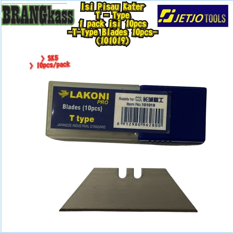 

( 101019 ) isi kater T Type isi 10pcs JETJO TOOLS/Lakoni Pro