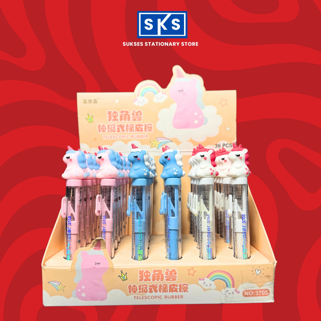 

Penghapus Sliding Unicorn Penghapus Mekanik Sliding Eraser Penghapus Dorong