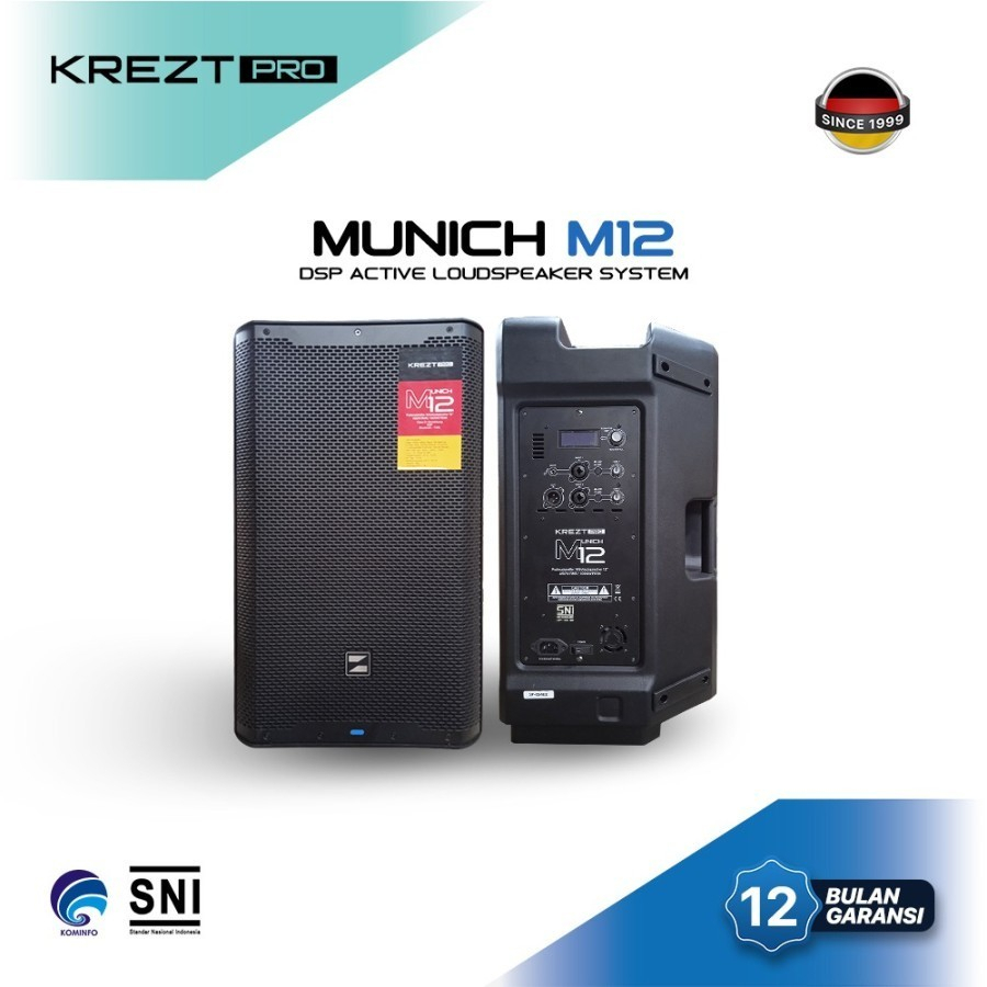 Speaker Aktif Krezt Pro Munich M12 DSP 12 Inch