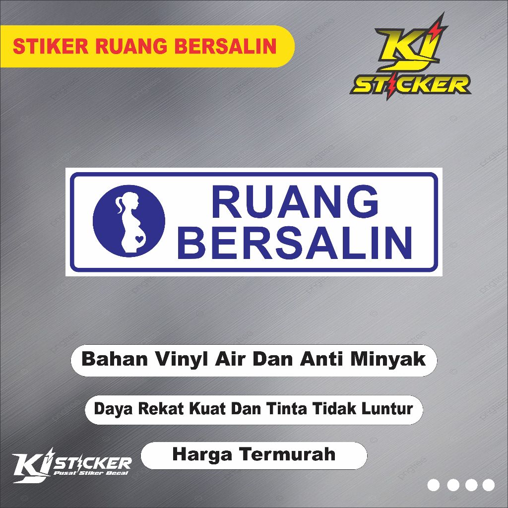 

KJ STIKER Promo Stiker Ruang Bersalin / Stiker Klinik / Stiker Puskesmas / Stiker Bersalin
