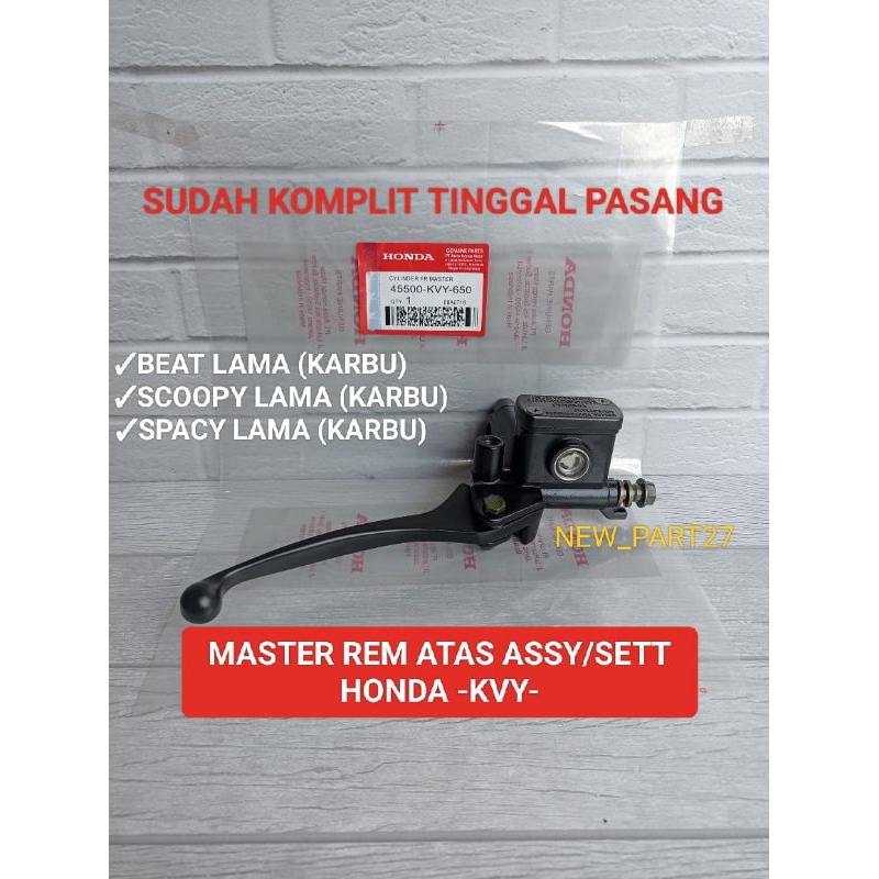 Master rem set + hendel rem KVY Honda beat karbu/Scoopy karbu/spacy karbu