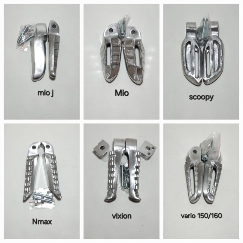 Footstep Motor Universal / Injakan Kaki Motor ( vario 150/160, Mio J, Mio, Nmax, Scoopy, Vixion )