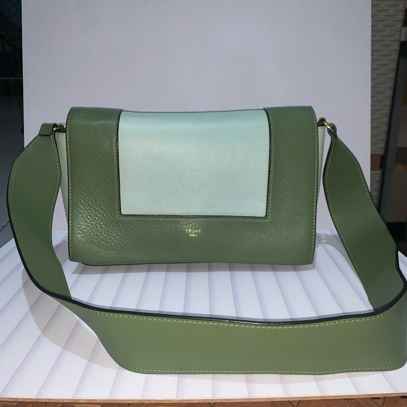 Celine Frame Bag Shoulder Green