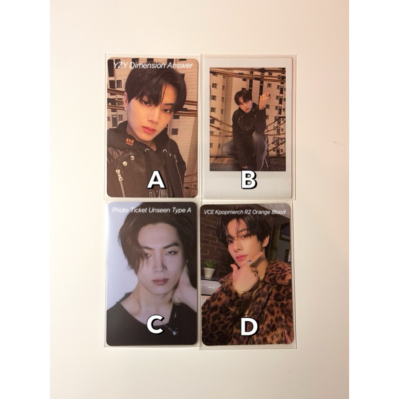 

Jake Jay Enhypen Photocard Official - VCE Kmerch R2 OB, YZY DA/Dimension Answer, Polaroid DA, Photo Ticket Unseen Type A