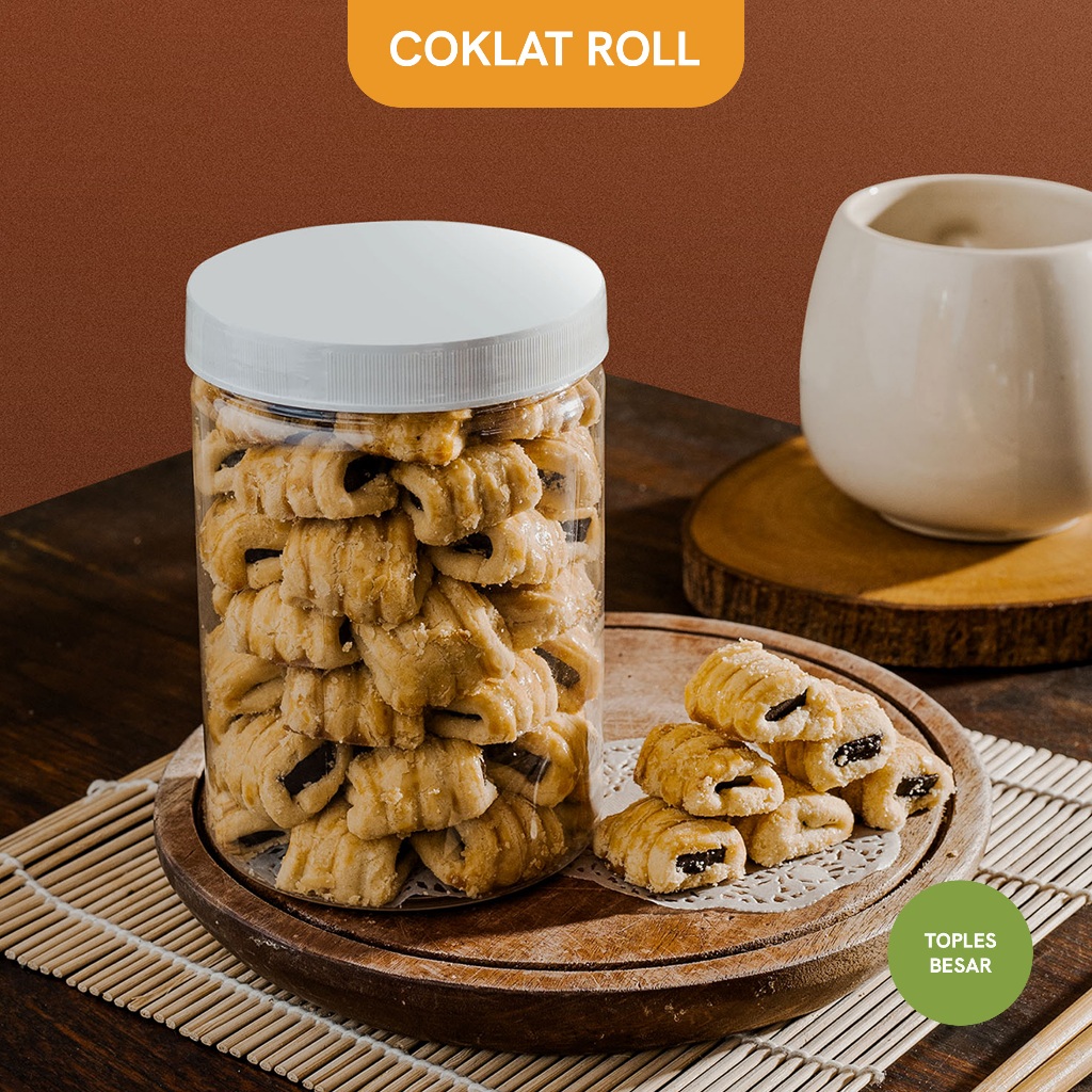 

COKLAT ROLL KUE KERING