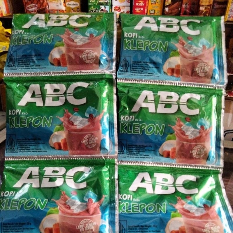 

KOPI ABC KLEPON 25GR(10PCS)