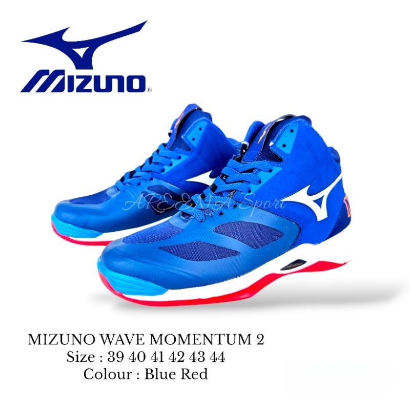SEPATU VOLI MIZUNO WAVE MOMENTUM 2/SEPATU VOLI MIZUNO/SEPATU VOLI MIZUNO WAVE MOMENTUM/SEPATU OLAHRA