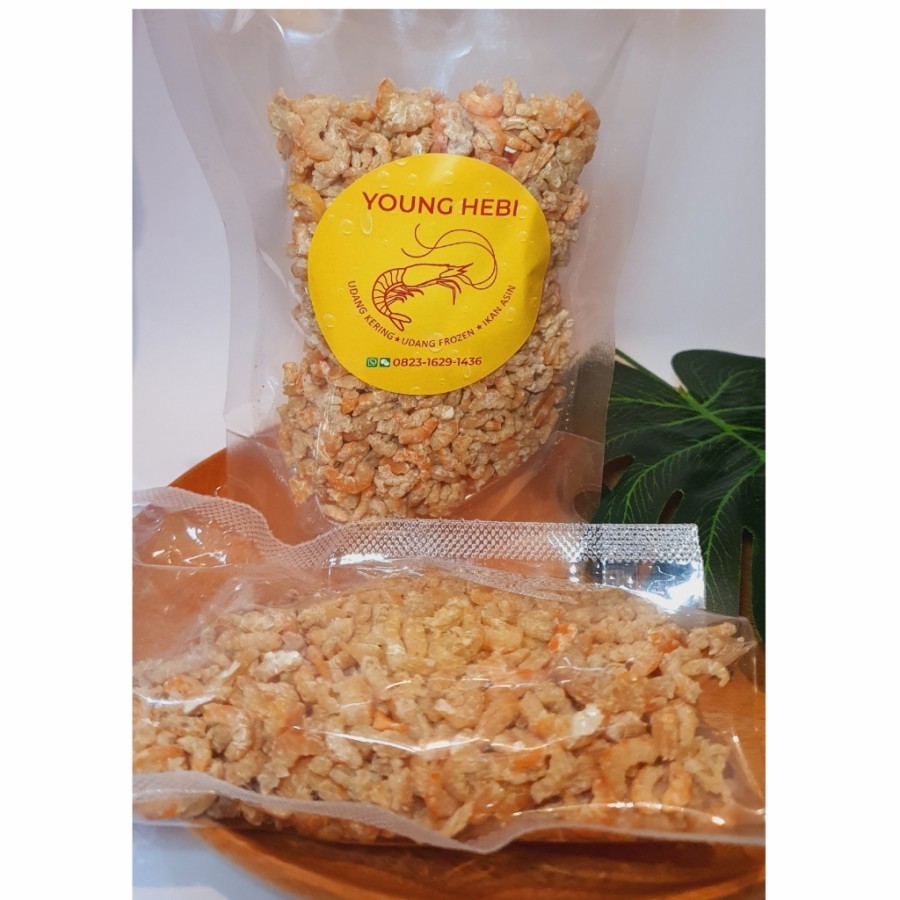 

Young Hebi Udang Kering kecil 100 gram Bagan siapiapi / Ebi Bagan / Hebi Kering / Udang kering sumatera