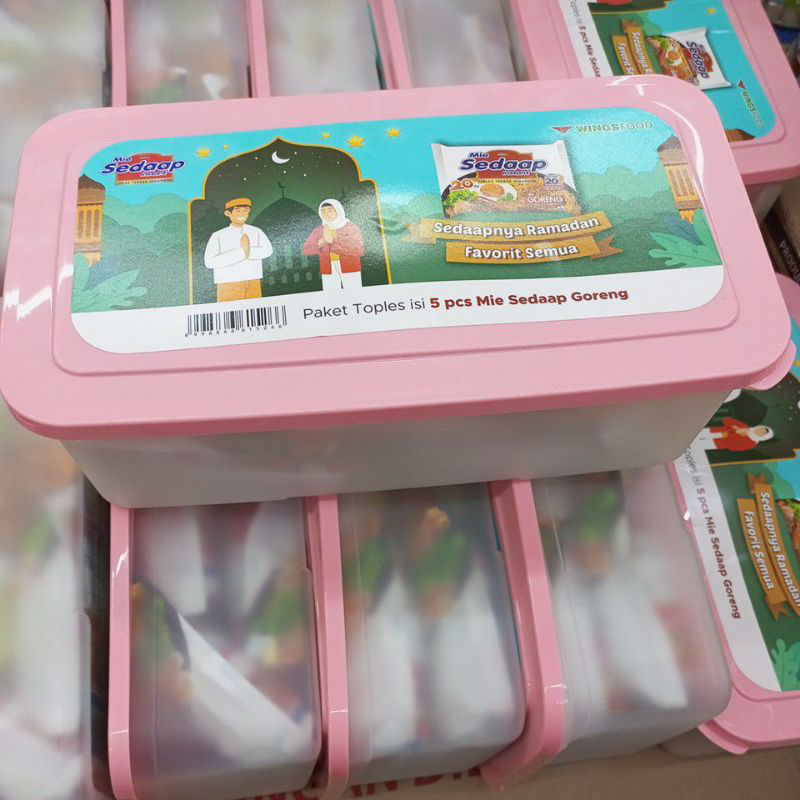

Paket hampers Mie Sedap 5 Pcs Free Toples