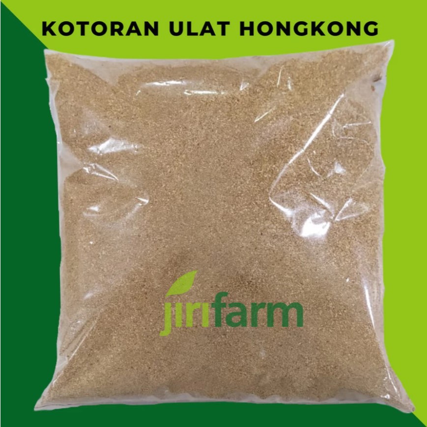 JIRIFARM - Kotoran Ulat Hongkong Umpan Pancing Pakan Ternak Pupuk Organik termurah