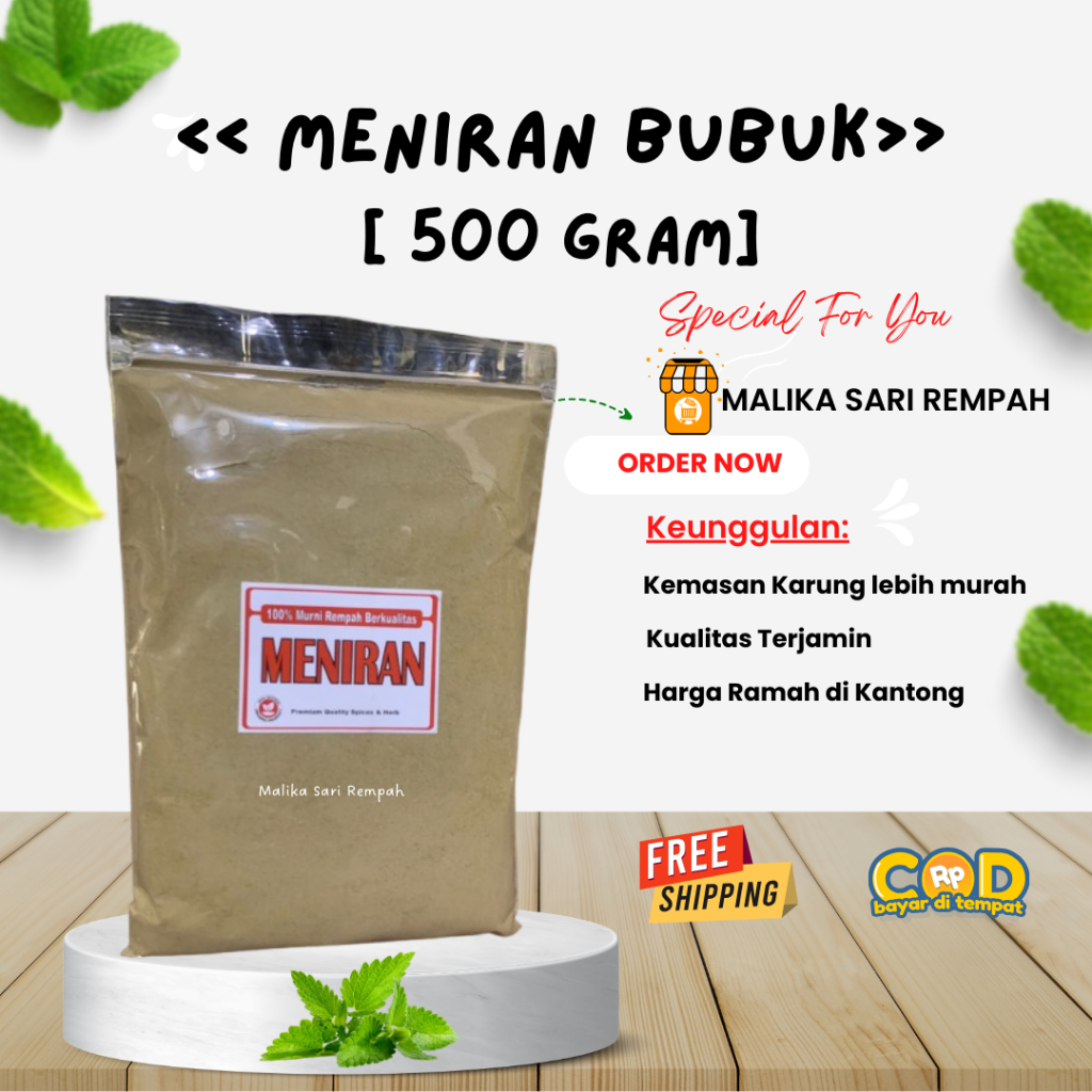 

Meniran Bubuk Murni & Asli [ 500 gram & 1 KG ]