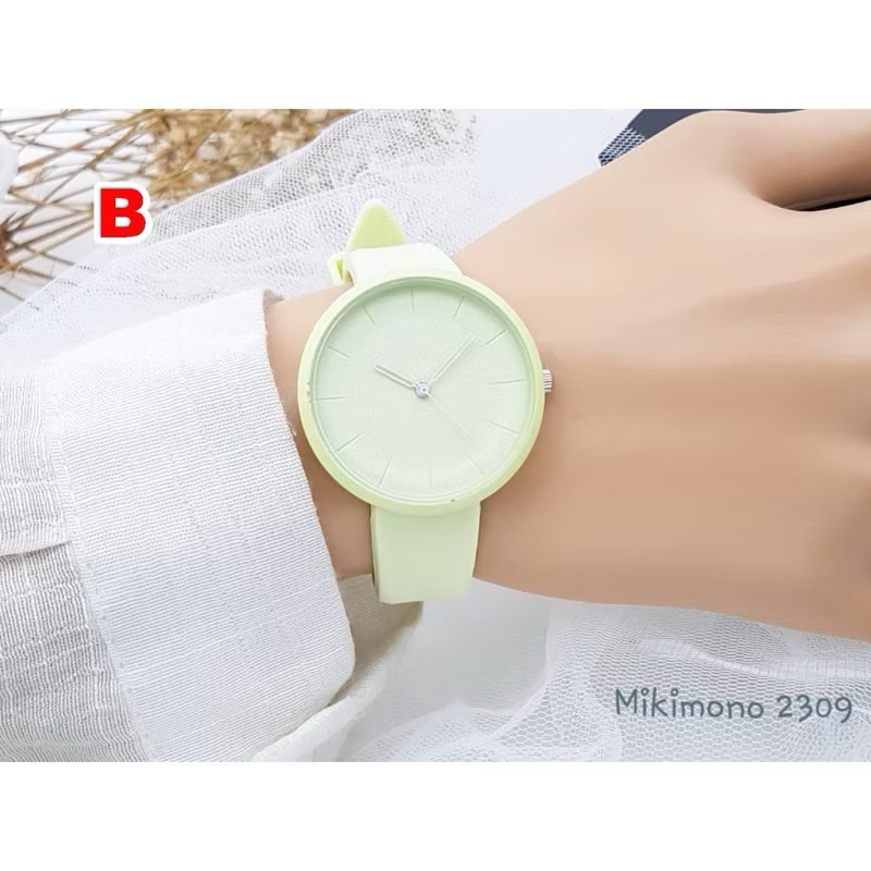 COD NEW model jam tangan wanita Mikimono 2309 original Rubber