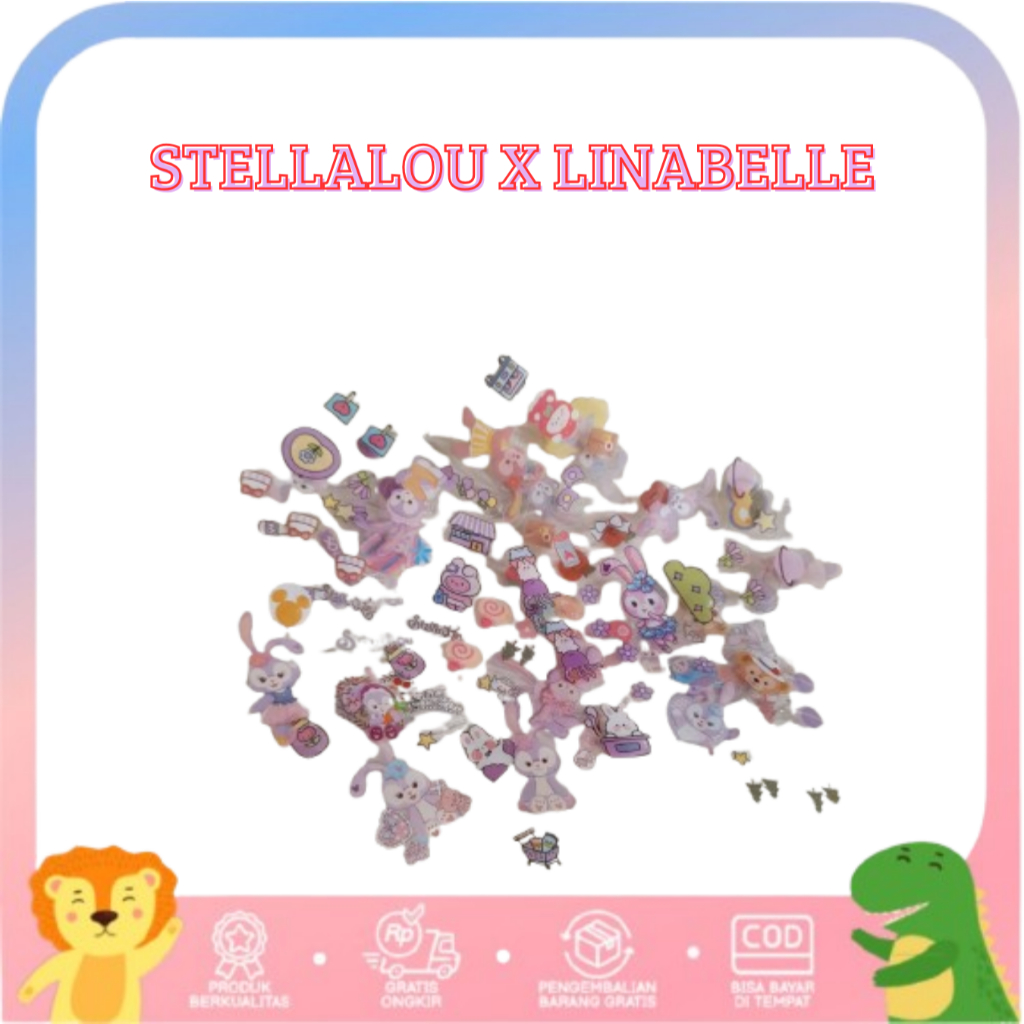 

STICKER NONO STELLALOU X LINABELLE [ECER] WATERPROOF / 1 LEMBAR STIKER