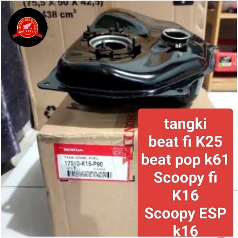 tangki tank bensin beat fi K25 Scoopy fi K16 beat pop/17510k16p90