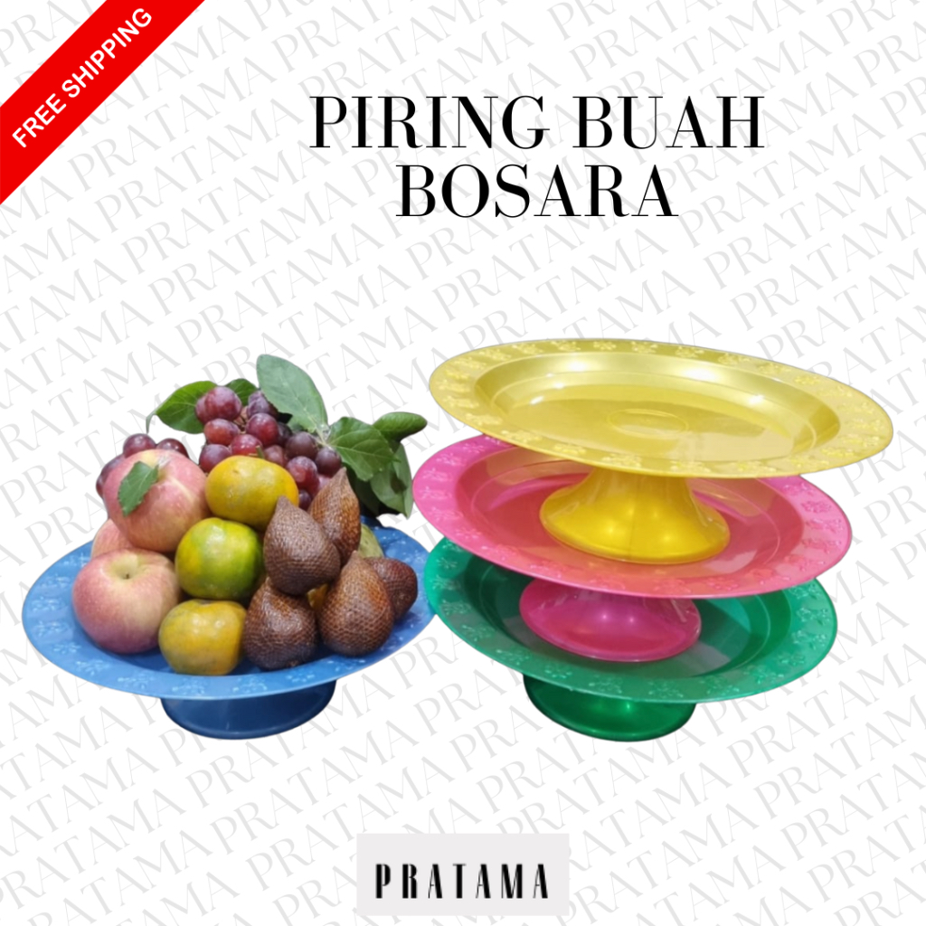 Tatakan Plastik Serbaguna / Tatakan Buah / Tatakan Kue / Tatakan Bosara