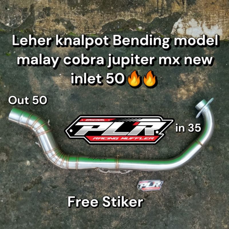 Leher knalpot bending malay cobra jupiter mx old,jupiter mx new inlet 50