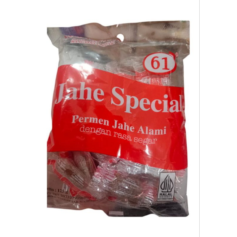 

Permen jahe alami dengan rasa segar jahe special 125gr