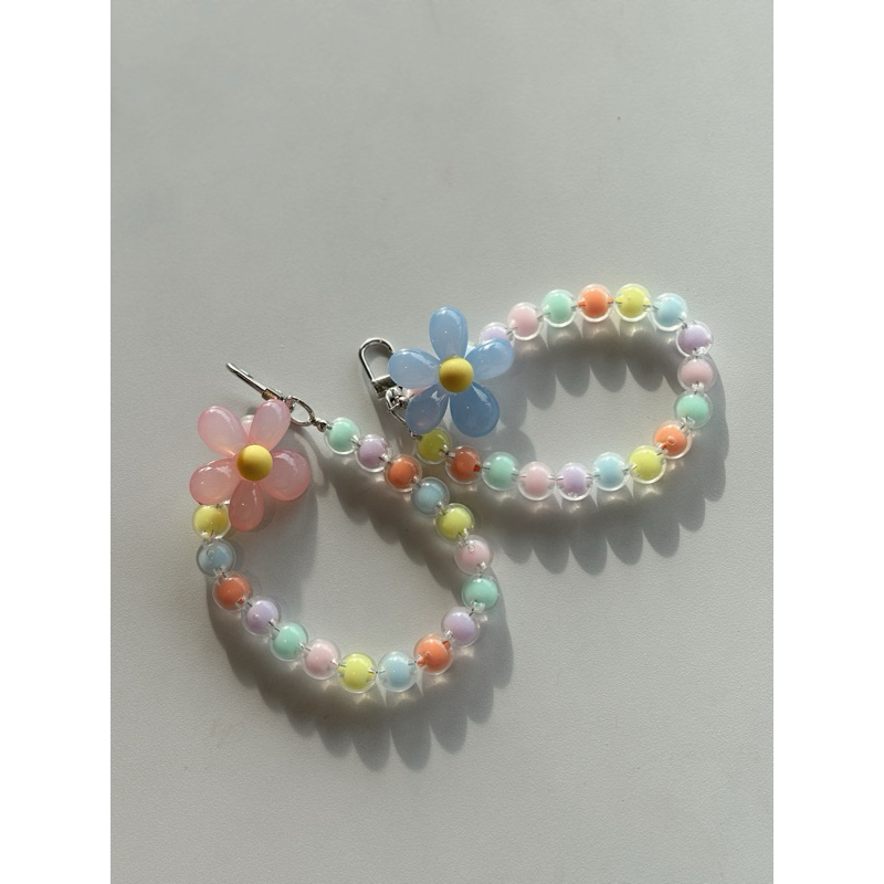 Korean straps chain / straps handphone hp / gantungan kunci korea / gantungan hp