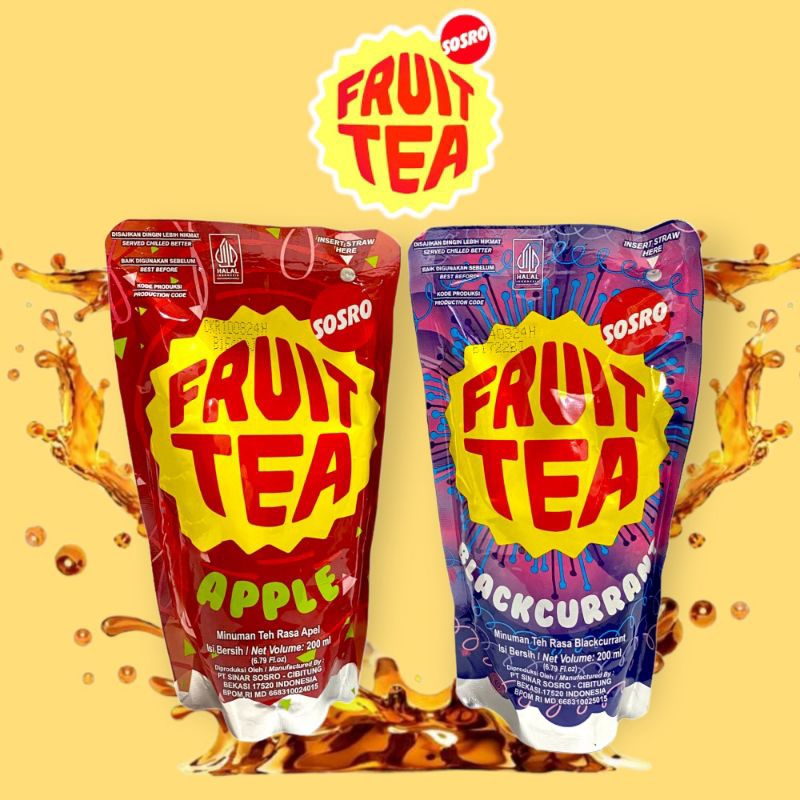 

[TERMURA] FRUIT TEA SOSRO KEMASAN 200ML ECER/GROSIRAN