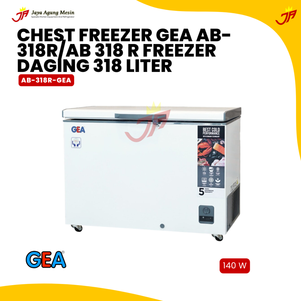Chest Freezer GEA AB-318R/AB 318 R Freezer Daging 318 Liter
