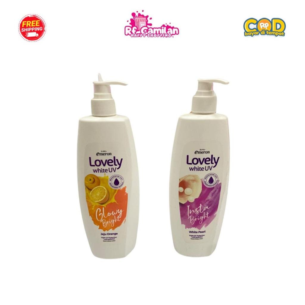 [RF_Camilan] Lovely Body Lotion Glowing Bright Dan Insta Bright 500ml