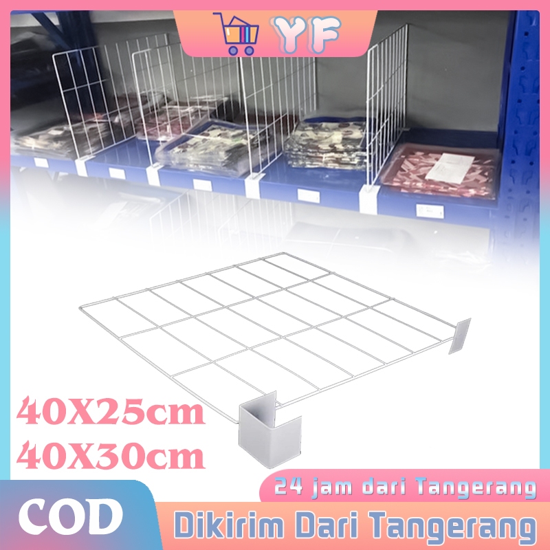 Sekat Rak Minimarket Sekat Rak Gondola Aksesoris Rak Gondola Untuk Display Toko