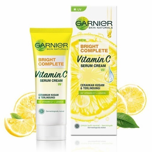 Garnier Vitamin C UV Serum Cream (2 Ukuran)