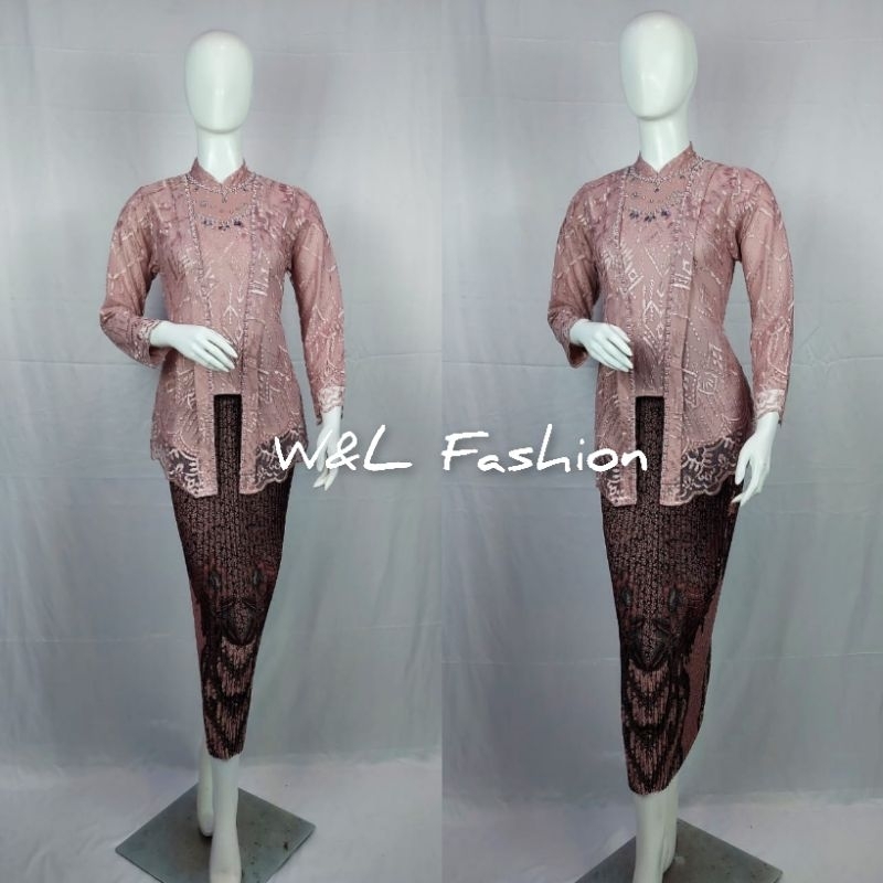 TERLARIS Kebaya Modern/Kebaya Wisuda kutu baru kebaya modern model kutu baru kerah sanghai kutu