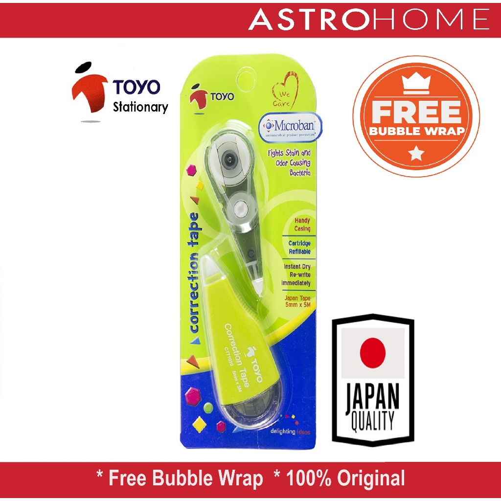 

Correction Tape CT71010 Tip-X Tipex Tip Ex Kertas TOYO JEPANG 5 mm x 5 M