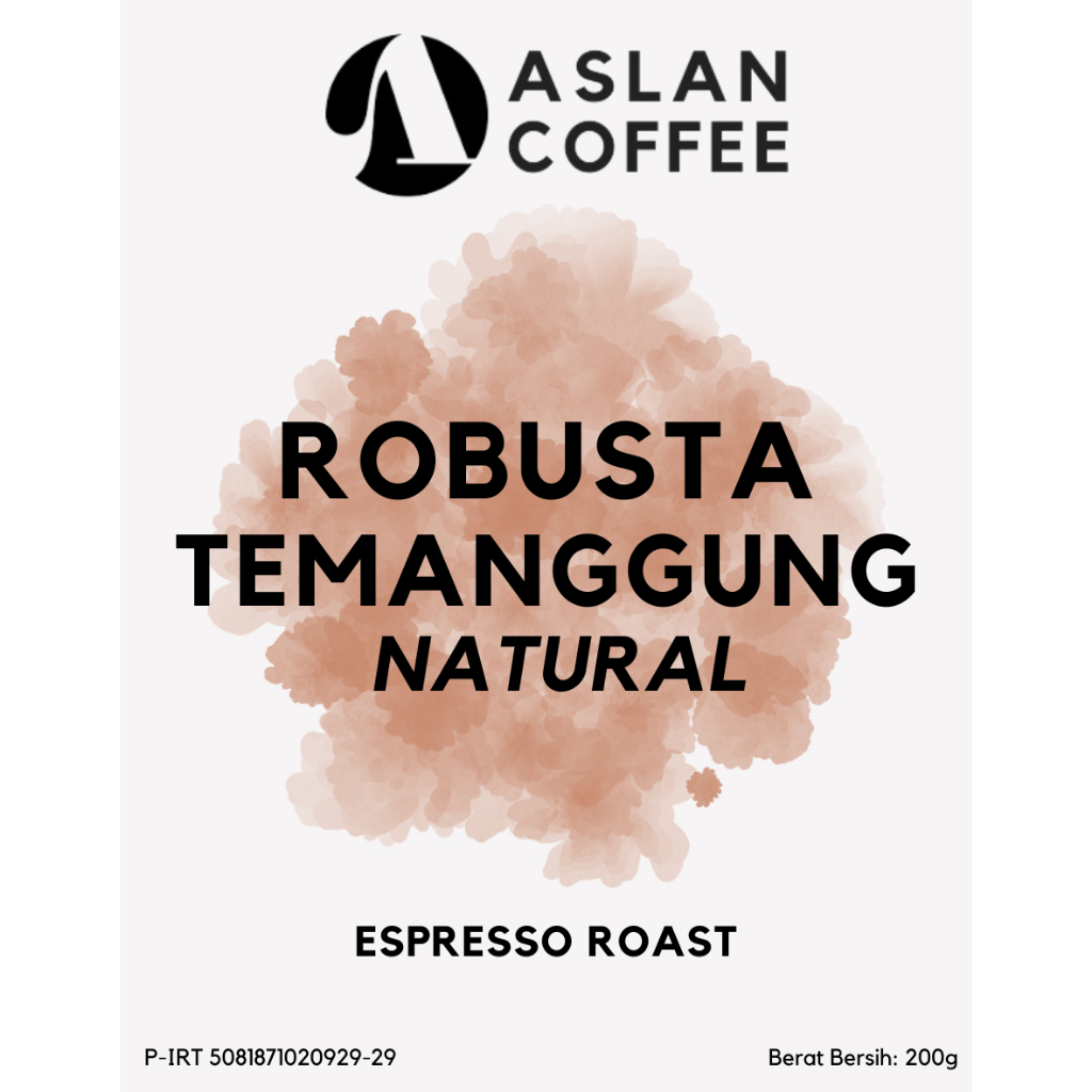 

Aslan Coffee Biji Kopi 100% Fine Robusta Temanggung 200G