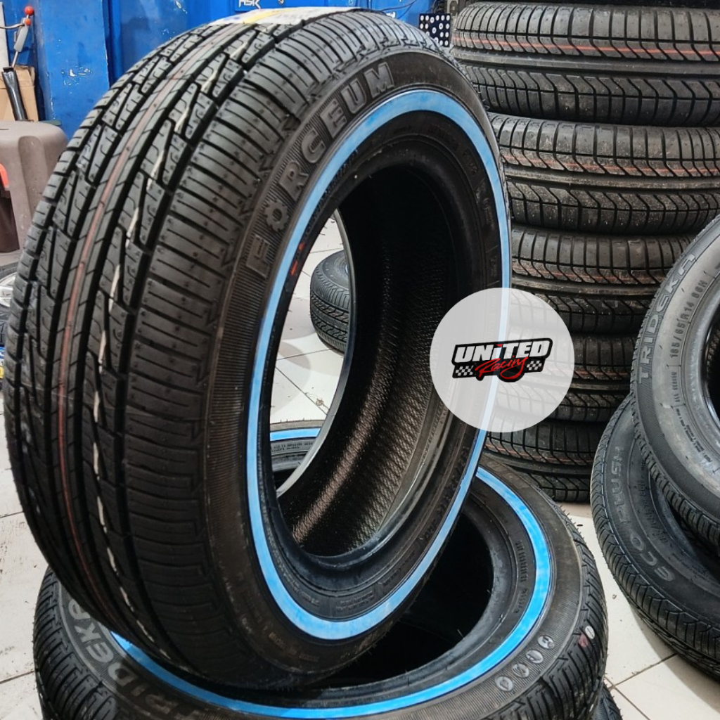 BAN MOBIL LIST PUTIH RING 13 FORCEUM TRIDEKA WLW 175 70 R13 TUBLES AWET TERLARIS JAKARTA TIMUR MURAH