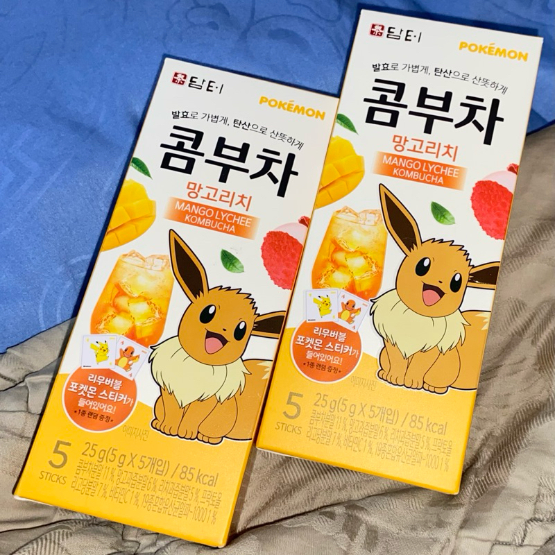 

READY INA Kombucha Pokemon Healthy Diet Tea Korea (mango lychee)
