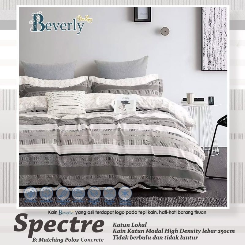 Sprei Katun Beverly motif Spectre