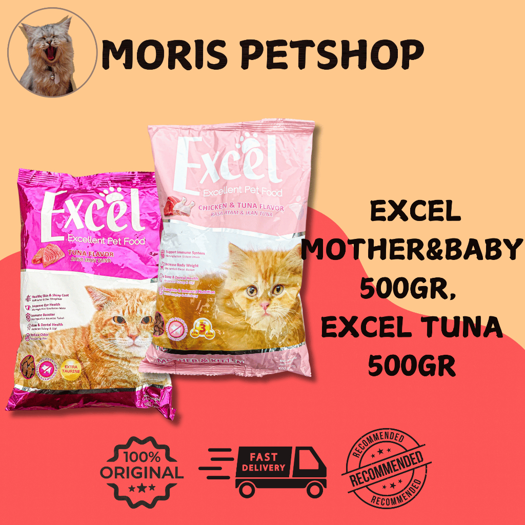 Excel Makanan Kucing - Excel Mother and Baby - Excel Ikan - Makanan Kucing Excel - Dry Food