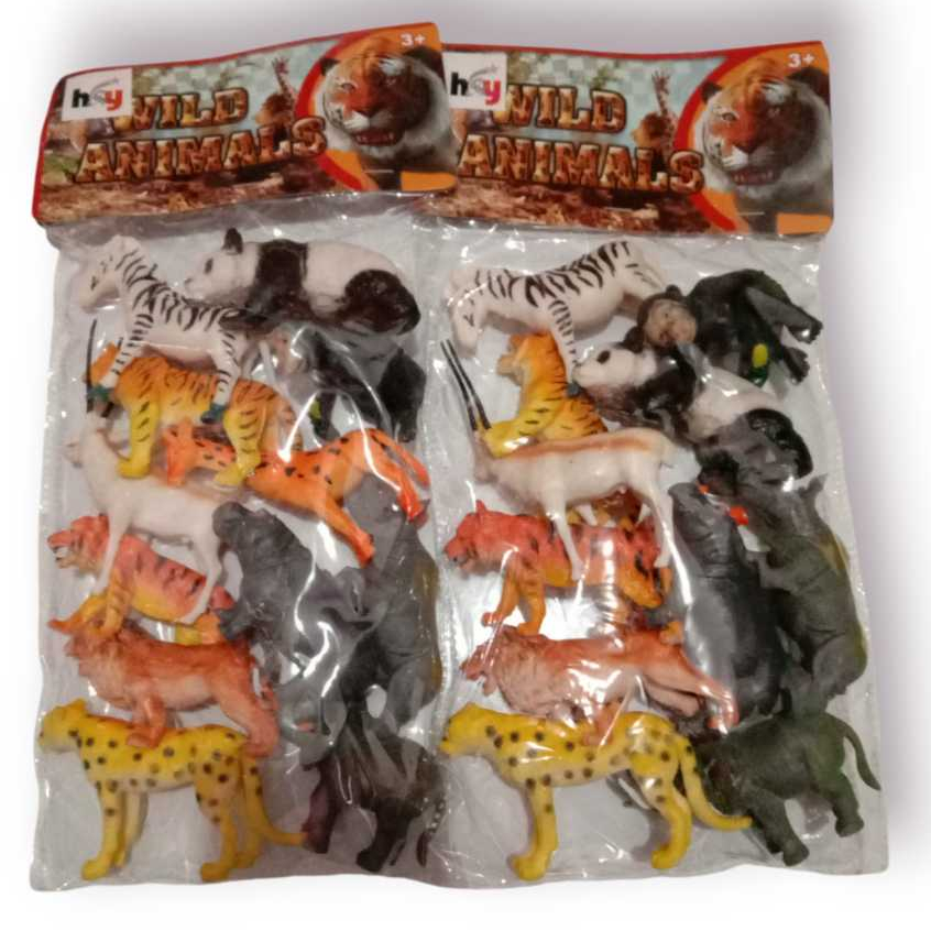 wild animal karet / mainan anak / mainan hewan