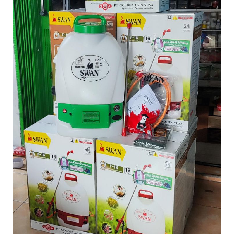 PROMO RAMADAN PEMBELIAN F-16 GRATIS SARUNG /sprayer swan type F 16 / alat semprotan disinfektan / ta