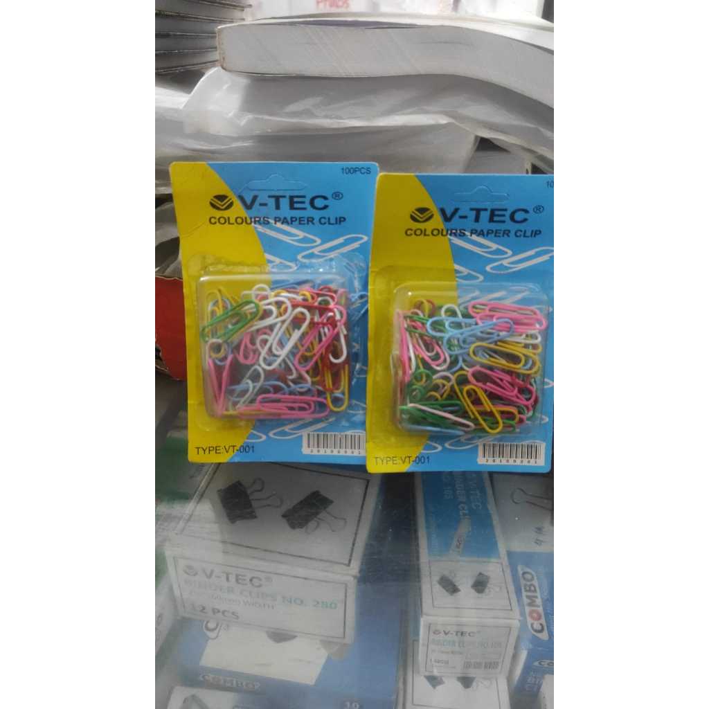 

Penjepit Kertas | Paper Clip v-tec isi 100 biji