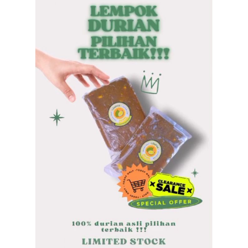 

Lempok durian asli no campuran