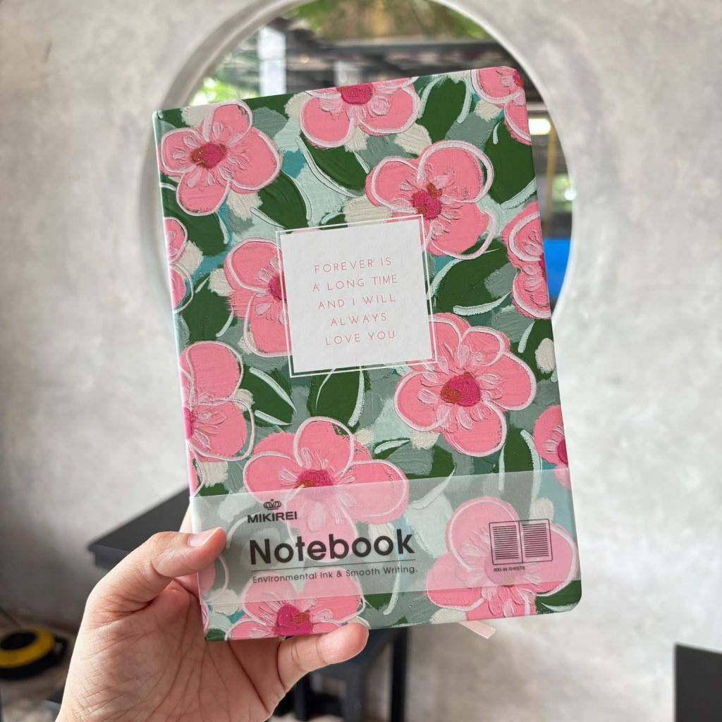 

Mikirei | Diary A5 | Buku Tulis Aesthetic | Jurnal Catatan Harian | Buku diari Bunga Doff