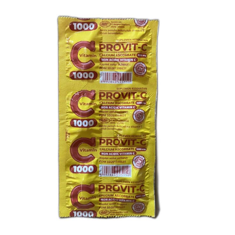 Provit C 1000mg (per Strip)